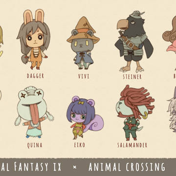 「FF9」×「どうぶつの森」