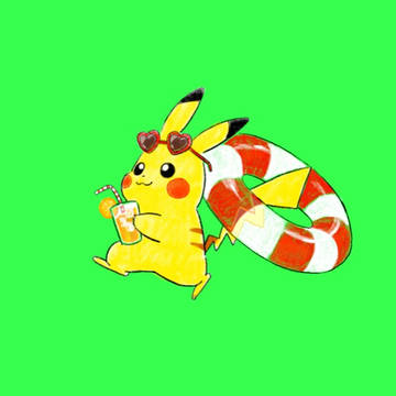 夏満喫ピカチュウ