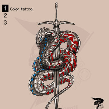 tattoo design_cobra