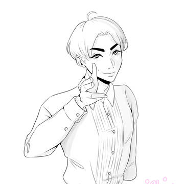 Bartender Aiba (lineart)