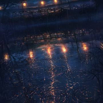 雨空の灯花