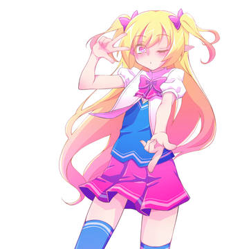 金髪少女立ち絵