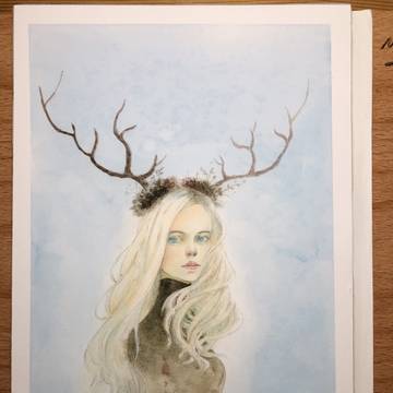 Antlers girl