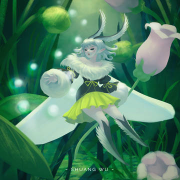 Moth fairy