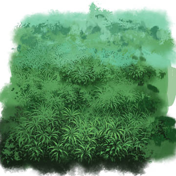 草の描き方