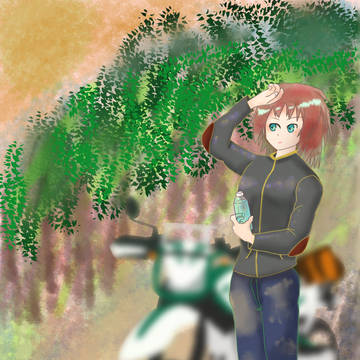 林道ツーリング蓮子