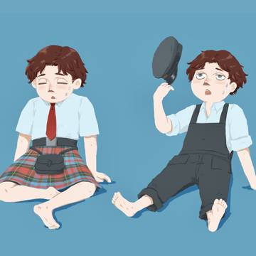 何着ても暑い双子