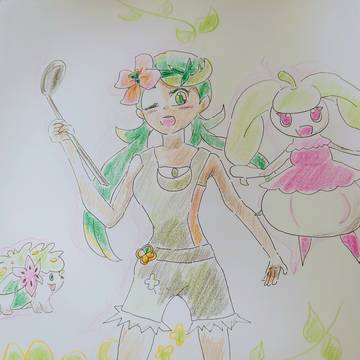 マオちゃんと手持ちたち練習