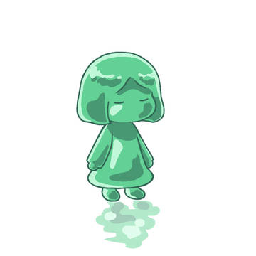 ゼリーツイルちゃんにチェリーがのるだけのGIF