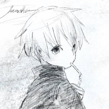振り向き際に