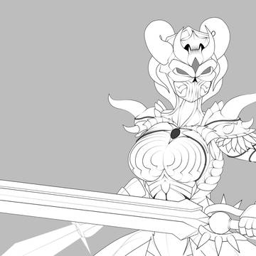 Dark World Blade Devil Sketch