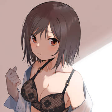 黒下着JK