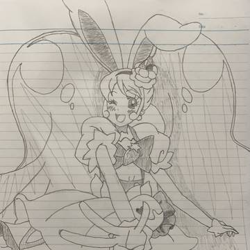 キュアホイップを模写しました。