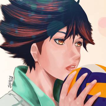 artwork for oikawa from haikyuu