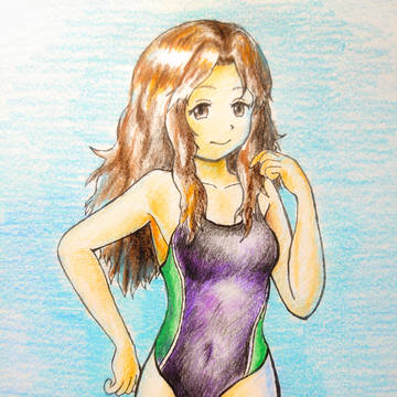 競泳水着浦柑奈