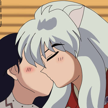 Kagome and Inuyasha Kiss🌸