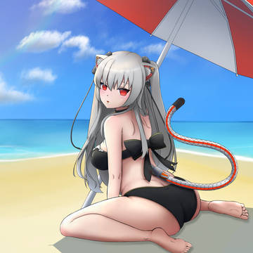 水着のらきゃっと
