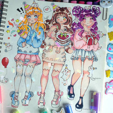 Usagi , nino , masami