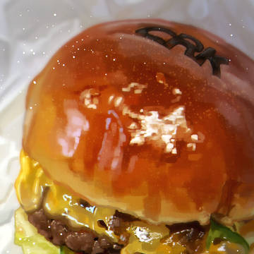CRKバーガー（チーズ味）