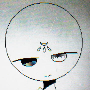 親戚と一緒に描いた子