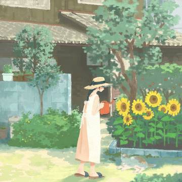 「 きょうもあついですね。」
