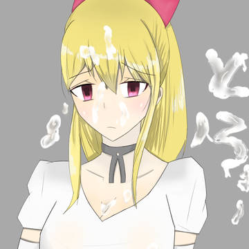 生クリームまみれになるヴィーラちゃん