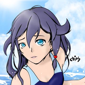 夏日戲水