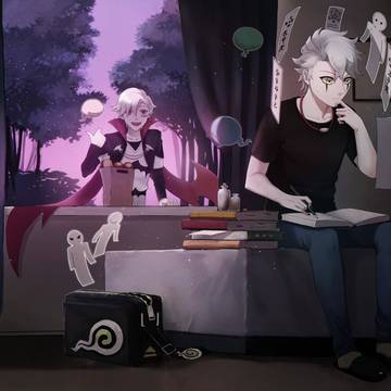 鍾馗とドラキュラ