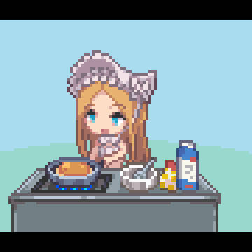 黒ネコパンケーキ