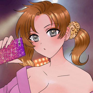 チラ見せ自撮り