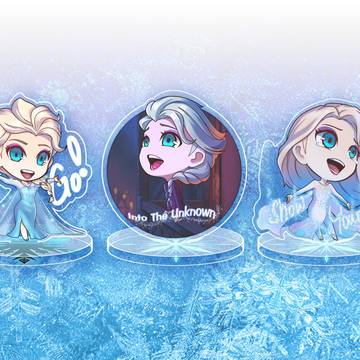 アナと雪の女王--エルサ デフォルメ