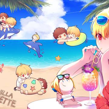夏を満喫する士オタギ