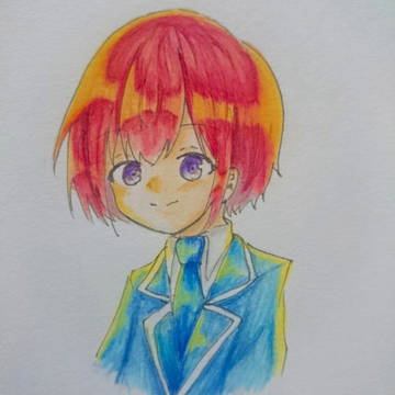 色鉛筆かさくん