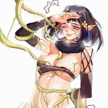 “唔…好奇怪的藤蔓…”