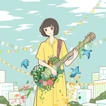 草タイプのギター