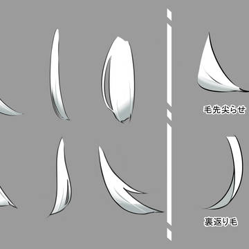 髪描画メモ