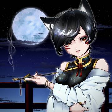 狐と月夜のお戯れ