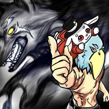 リュカオーンとサンラクさん＋エムル