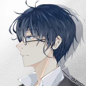 戴眼镜的男人