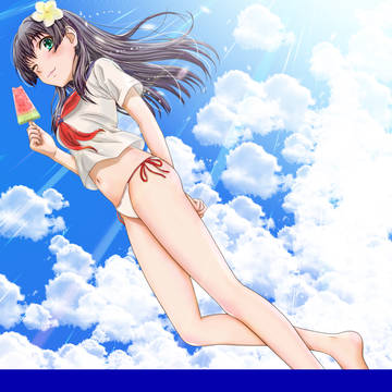 涙子が水着に着替えたら♡