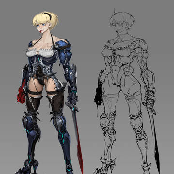 女剑士
