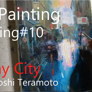油絵メイキングoil painting making video