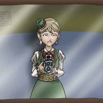 Old fashioned selfie