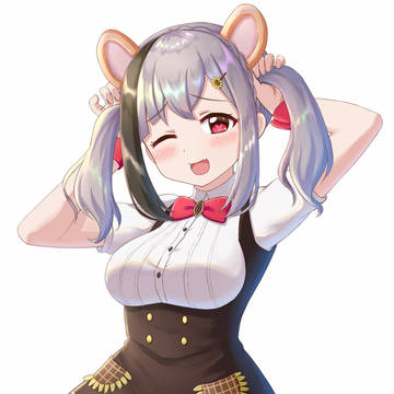 手ツインテしてるミミちゃん