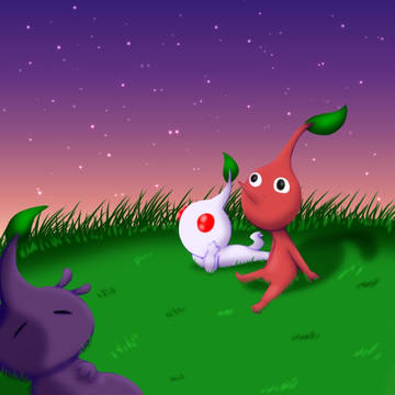 夜明けのピクミン達