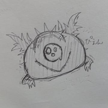 落書き【原初の闇】のゴモルス君