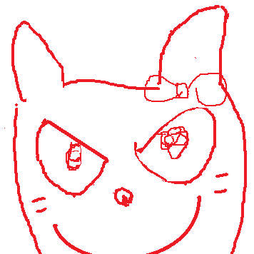長江里加氏の描いた　ぴにゃこら太