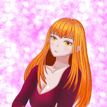 紅いドレス