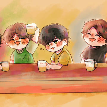 🍻 久々の5人飲みね！