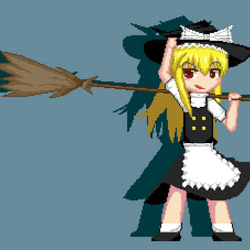 魔理沙 ドット絵